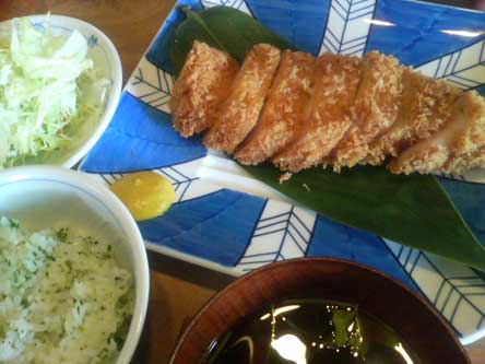 ロースカツ定食