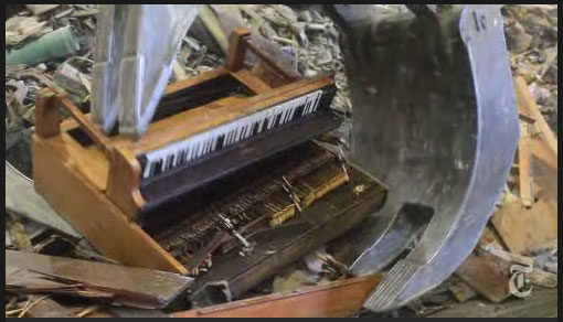 ピアノ廃棄