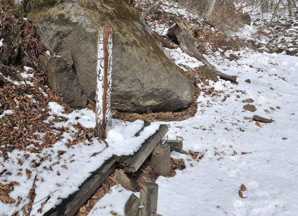 標語杭（荒船登山道）