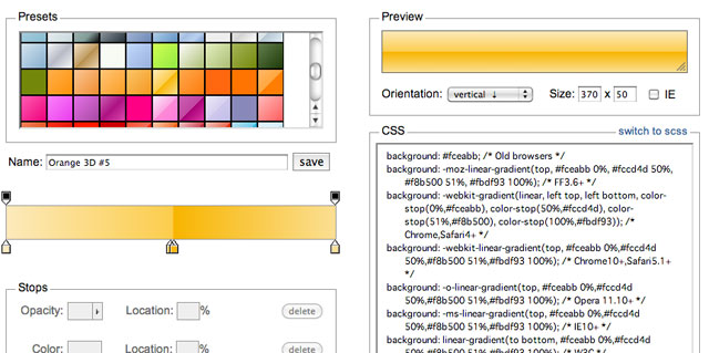 Ultimate CSS Gradient Generator